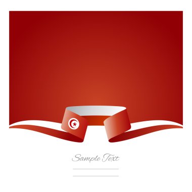 Arka plan Tunus bayrağı şerit