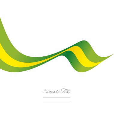 Soyut Brezilya şerit vektör