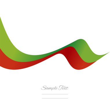 Soyut Portekizce şerit vektör