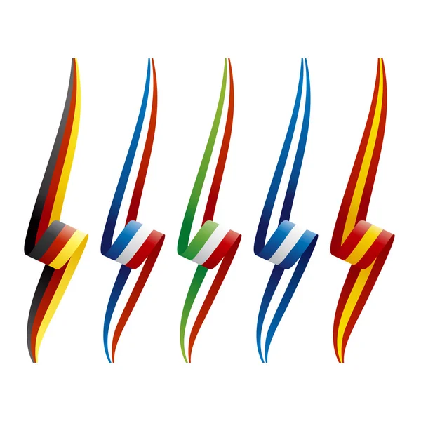 Renk arka plan Europe bayrak vektör