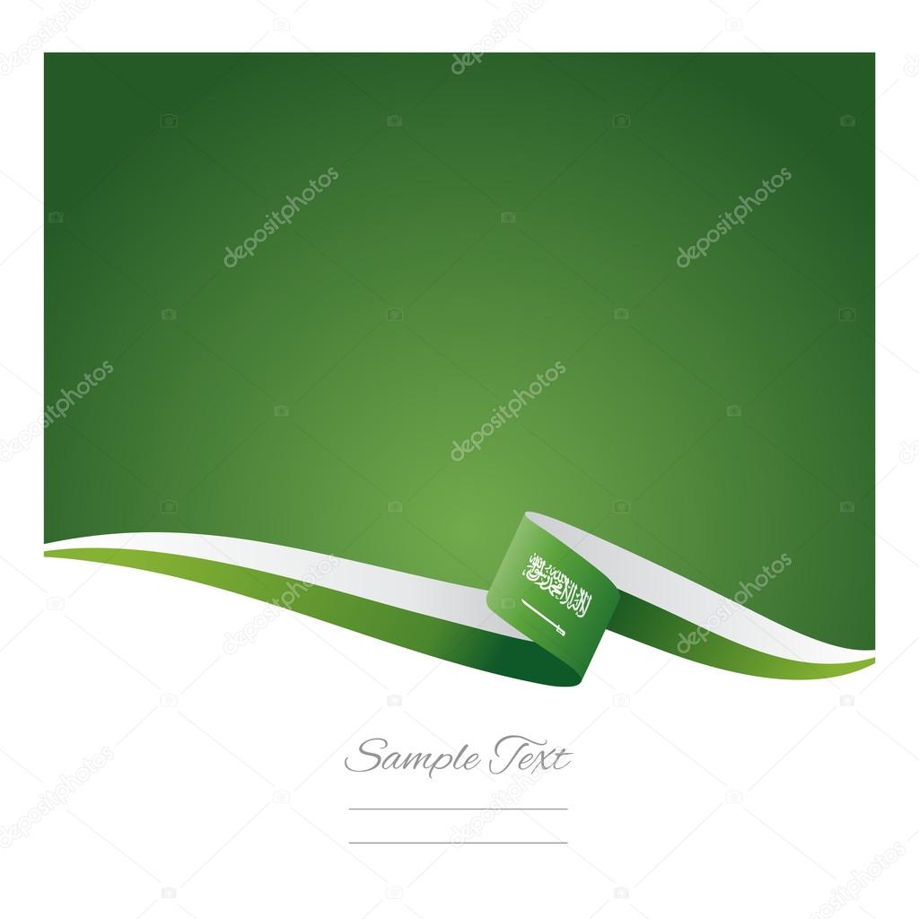 Abstract color background Saudi Arabia flag
