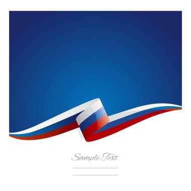 Yeni soyut Rusya bayrağı şerit
