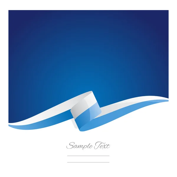 Nový abstraktní stuha vlajka San Marino — Stockový vektor