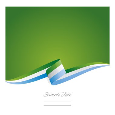 Yeni soyut Sierra Leone bayrak şerit