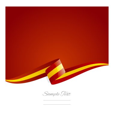 Yeni soyut İspanya bayrağı şerit