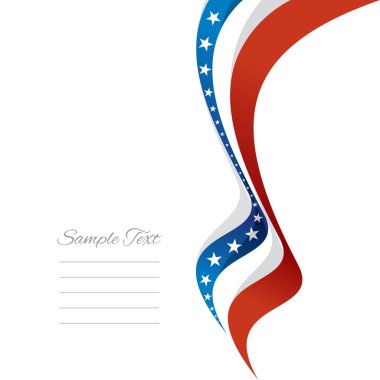 Bize doğru şerit vektör soyut