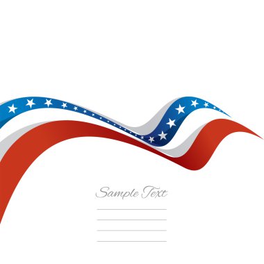 Soyut kapak bize şerit beyaz arka plan vektör