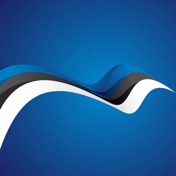 Couverture abstraite Vecteur de ruban estonien — Image vectorielle