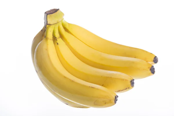 Frische Bananen isoliert auf weißem Hintergrund — Stockfoto