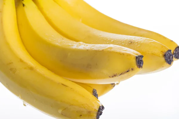 Frische Bananen isoliert auf weißem Hintergrund — Stockfoto