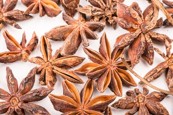 Star Anise isolated on white board. — Stock Photo, Image