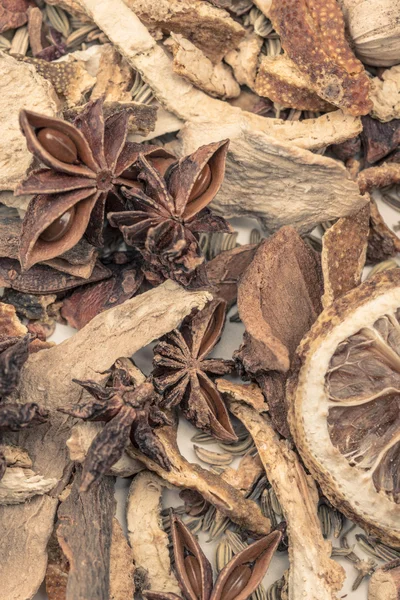 Different spices background. — Stock Photo, Image