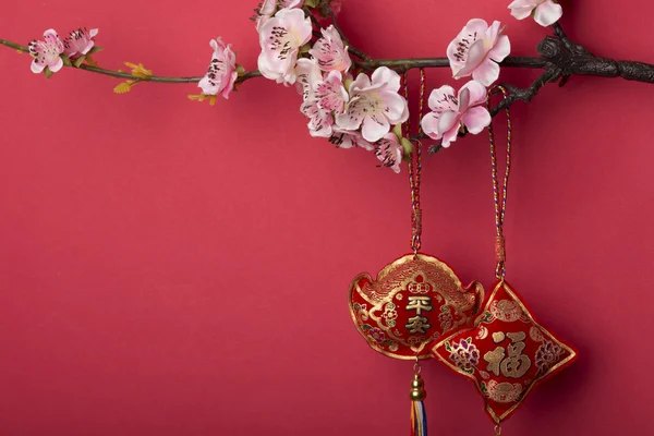 Chińskie dekoracje noworoczne. Obraz Stockowy