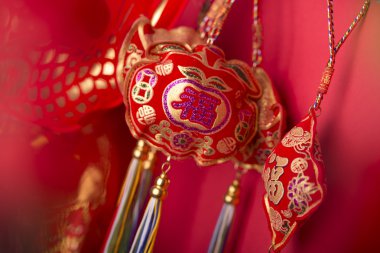 Çin Yeni Yıl Dekorasyonu.