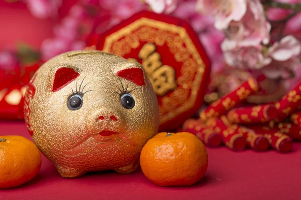 Decoração do ano novo chinês. — Fotografia de Stock
