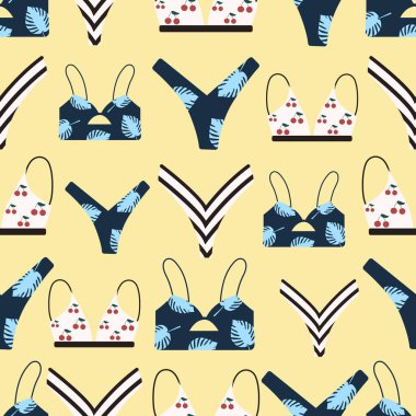 Mayosu olan kusursuz bir yaz şablonu. Vektör illüstrasyonu.