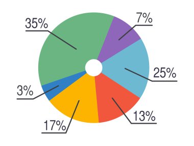Infographic öğeleri illüstrasyon vektör