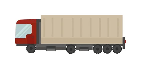 Cargo truck vector illustration — Stock Vector