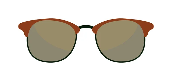 Vektor divat szemüveg izolált fehér háttér. — Stock Vector