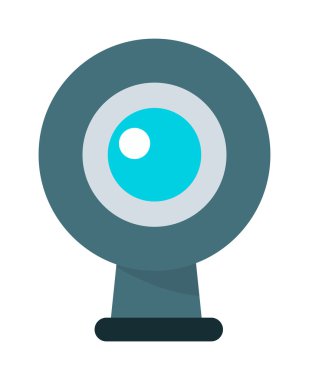 Web camera vector illustration