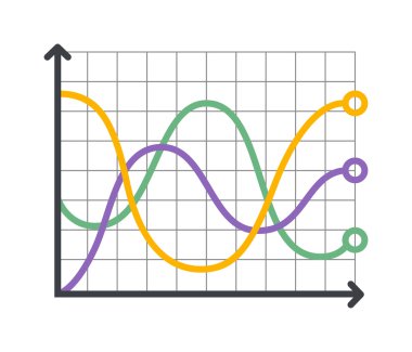 Ok Infografik elemanlar vektör çizimi