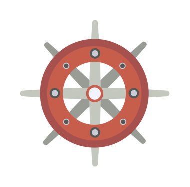 Yat tekeri vektör çizimi.