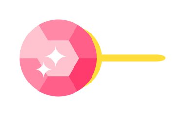 Zümrüt küpe güzel altın Aksesuar izole.