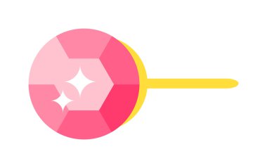 Zümrüt küpe güzel altın Aksesuar izole.