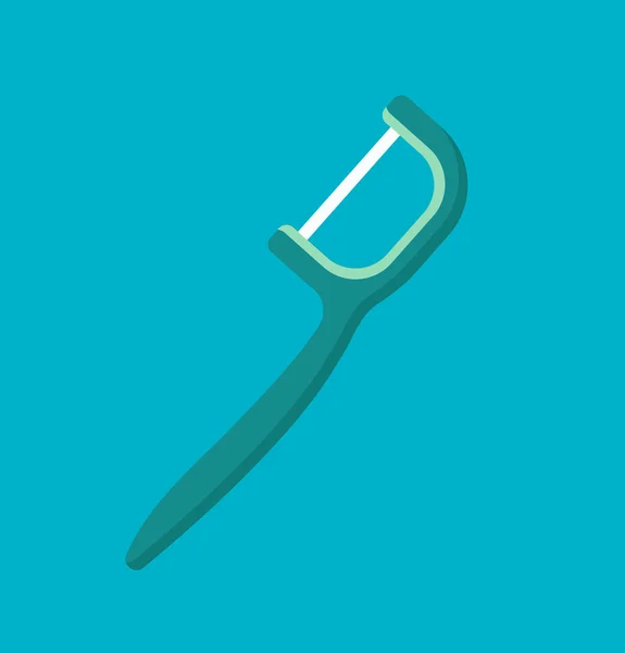 Dental tandtråd vektor illustration — Stock vektor