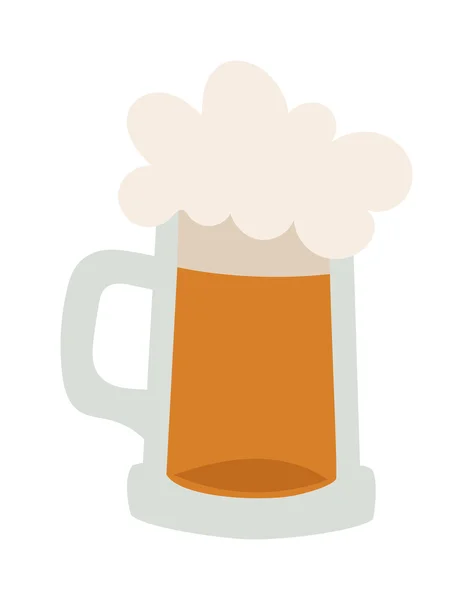 Vektor Bierglas Illustration — Stockvektor