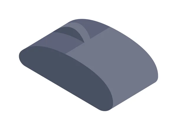Ilustração do vetor do ícone do mouse do computador Design plano isométrico . — Vetor de Stock