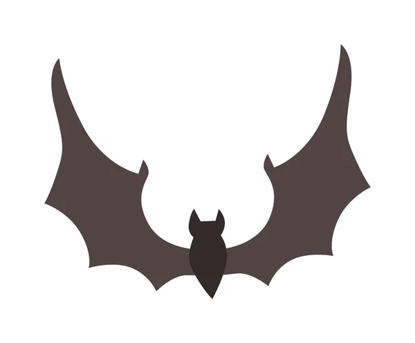 Illustration du vecteur mignon de chauve-souris Halloween Cartoon . — Image vectorielle