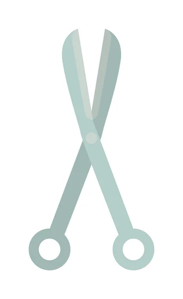 Medical surgeon scissors illustration. — Stock Vector