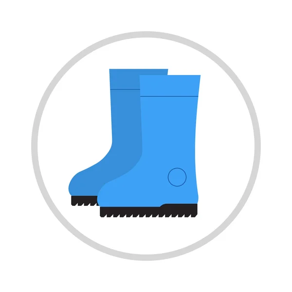 Insulated boots, shoes, cartoon, illustration. — Stock vektor