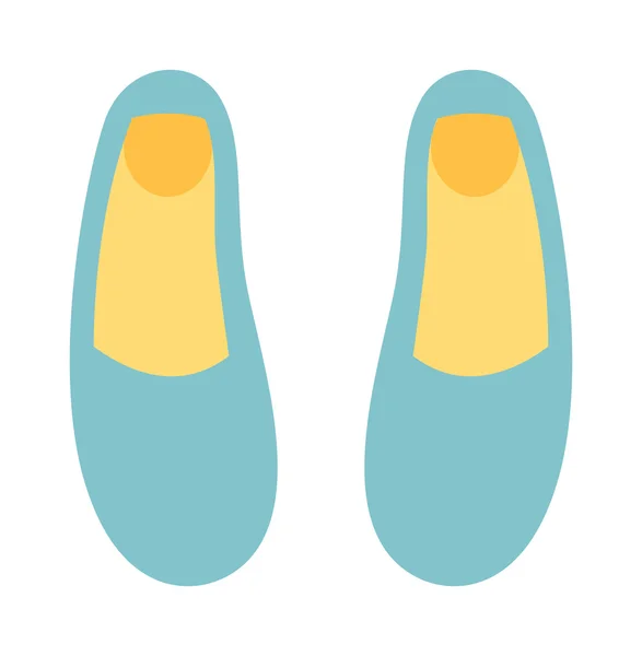 Ballet shoes dance studio symbol - illustration — 스톡 벡터