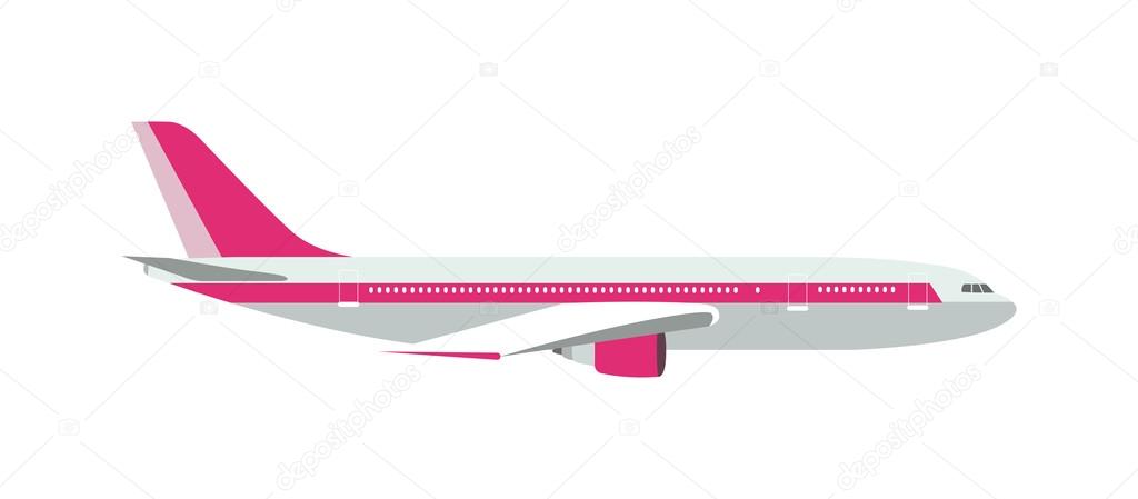 Airplane cartoon vector design.