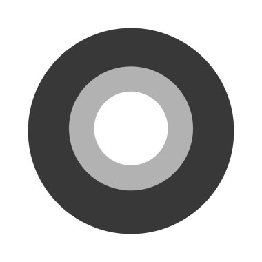 Beyaz bir arka plan üzerinde izole edilmiş siyah yalıtım vektör bandı rulosu.