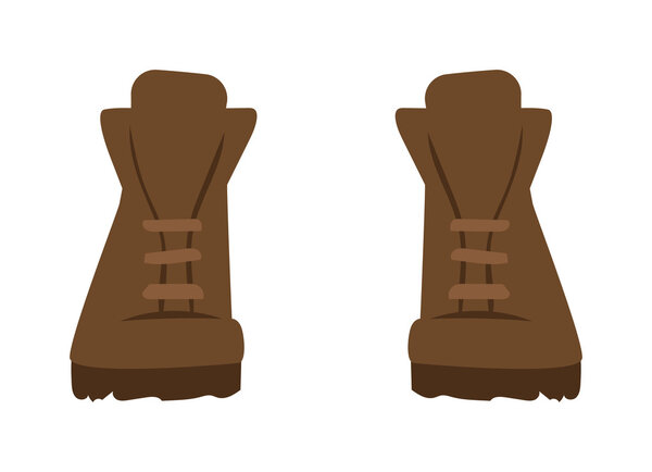 Теплая серая мода спортивные сапоги мультфильм векторная иллюстрация
.