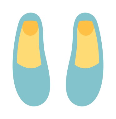 Ballet shoes dance studio symbol - illustration