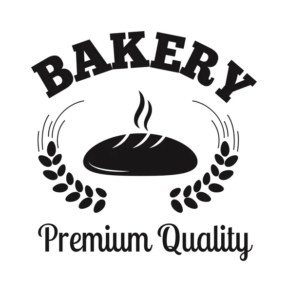 Emblema de padaria e logotipo do pão ícone estilo moderno vetor . — Vetor de Stock