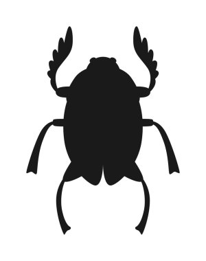 Egypt scarab beetle vector illustration clipart