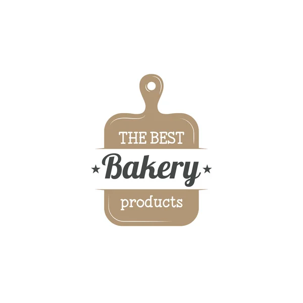 Αρτοποιείο badge και ψωμί λογότυπο εικονίδιο μοντέρνο στυλ διάνυσμα. — Διανυσματικό Αρχείο