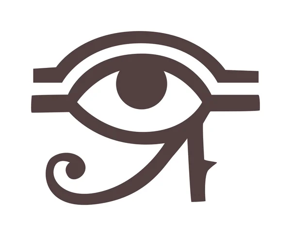 Ägyptischer Gott ra Vektor Symbol Hand gezeichnet Set. — Stockvektor