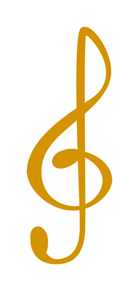 Vector gouden pictogrammen instellen muziek Opmerking melodie symbolen vector illustratie. — Stockvector