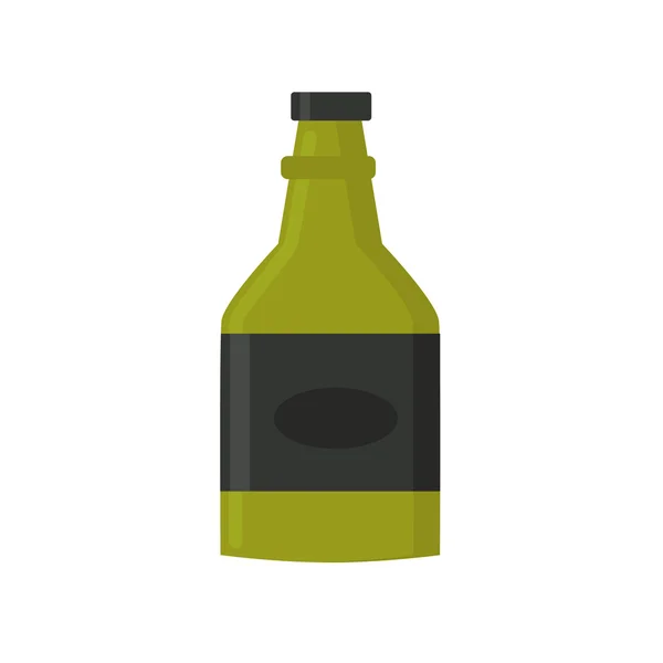 Retro Whiskey Bar drankje fles vector illustratie pictogram. — Stockvector