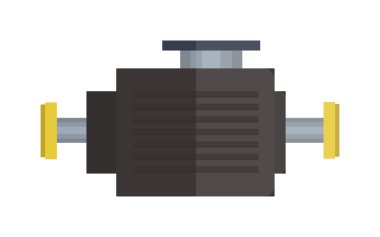 Motor araba motor grafik sembol simge vektör.