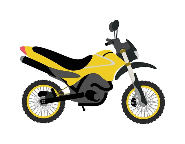 Deporte bicicleta silueta transporte poder vector ilustración . — Vector de stock