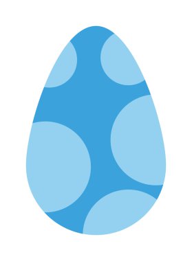 Renk paskalya yumurtası karikatür bahar dekorasyon ve gıda sembolü düz vektör illüstrasyon.