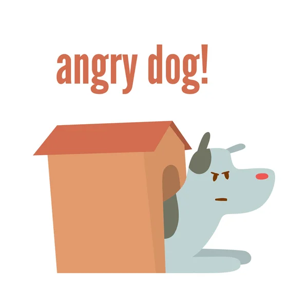 Illustration vectorielle maison chien — Image vectorielle
