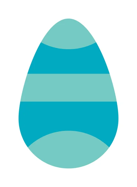 Couleur Pâques oeuf dessin animé printemps décoration et symbole alimentaire plat vecteur illustration . — Image vectorielle
